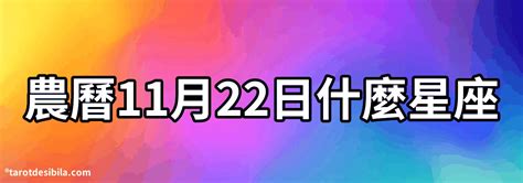 11月22日什麼星座